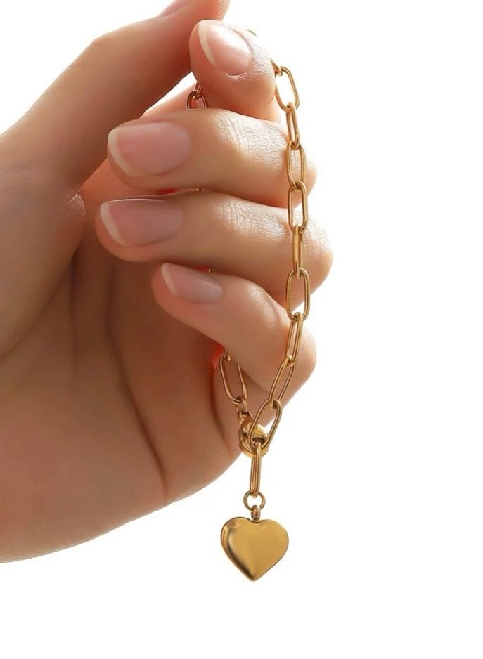 sixtyfour Elegant Gold Plated Stainless Steel Bracelet For Women - Image 2