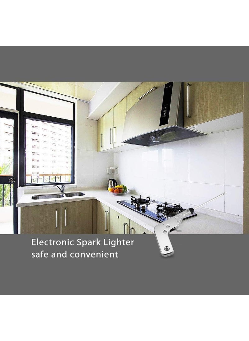 Three Secondz Three Secondz Stainless Steel Electronic Kitchen Gas Stove Cooker Lighter for Kitchen Safe Lighter LengthLong Lasting Lighter Pack of 2  - Image 3