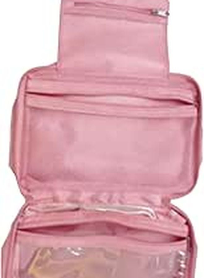 Foldable Hanging Travel Toiletry Bag Oxford Fabric Cosmetic Organizer For Women Men - Image 1