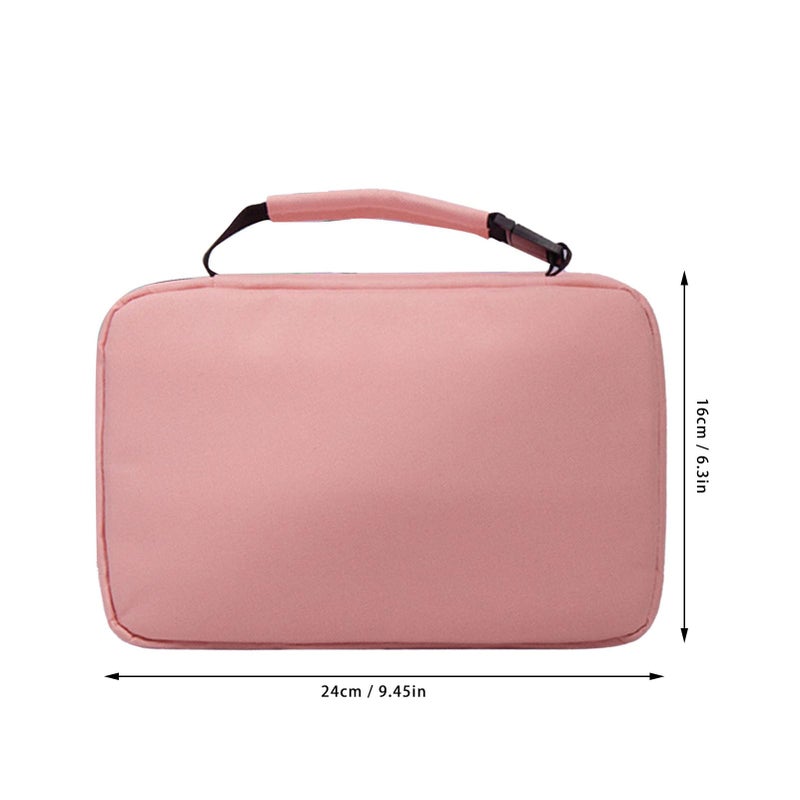 Foldable Hanging Travel Toiletry Bag Oxford Fabric Cosmetic Organizer For Women Men - Image 3
