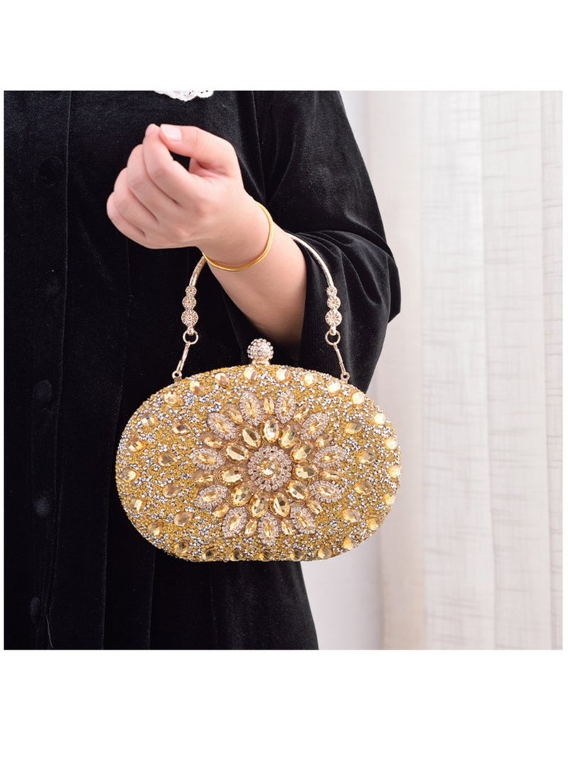 Generic - Women Evening Purse Diamond Crystal Evening Wedding Bag Handbag - Image 1