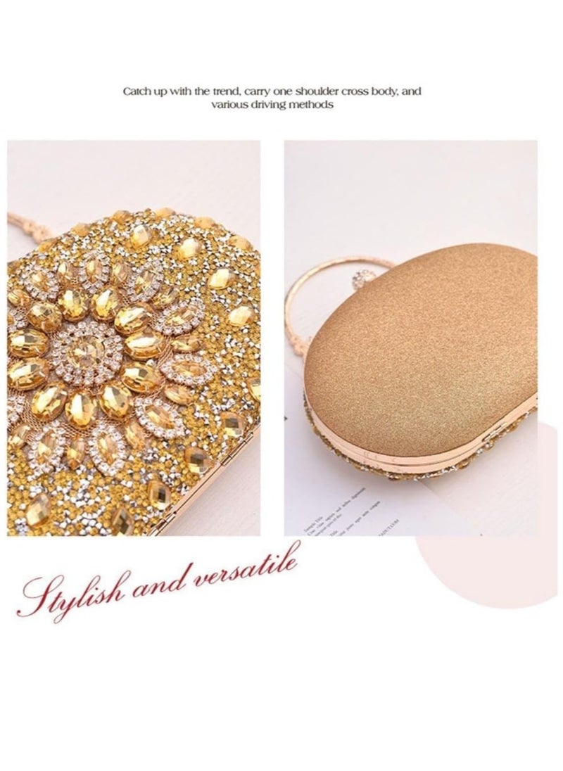 Generic - Women Evening Purse Diamond Crystal Evening Wedding Bag Handbag - Image 1