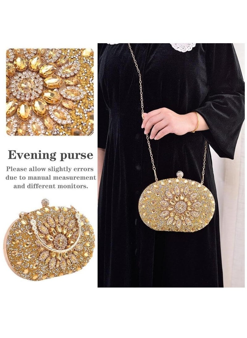 Generic - Women Evening Purse Diamond Crystal Evening Wedding Bag Handbag - Image 1
