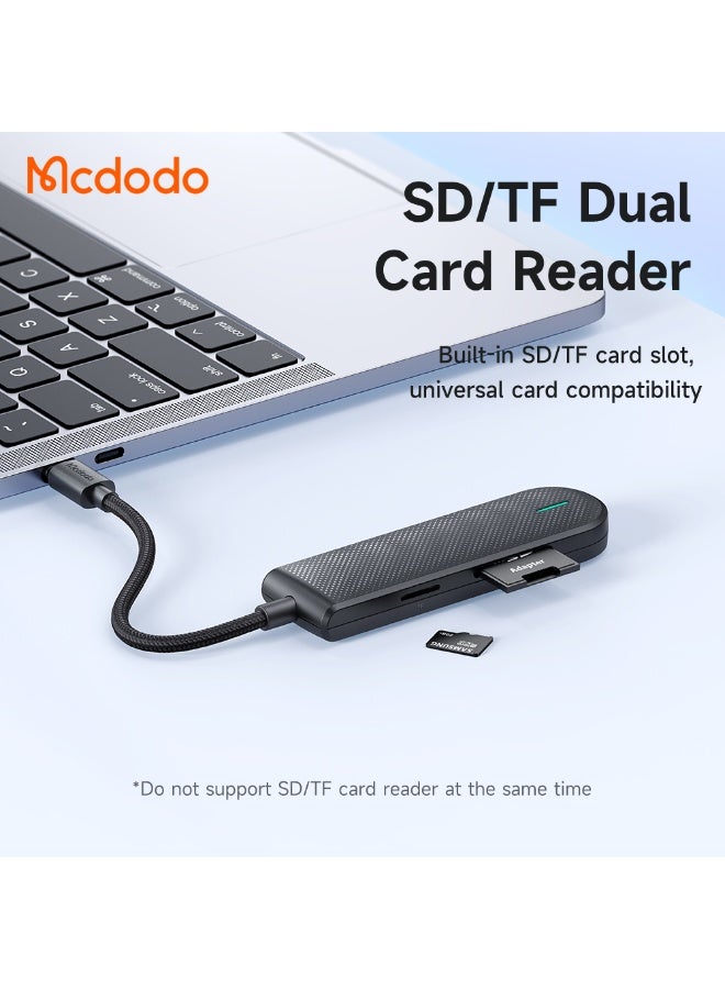 Mcdodo HU-1430 TYPE C HUB Converter OTG 5in1 USB 3.0 TF Card Reader - Image 2