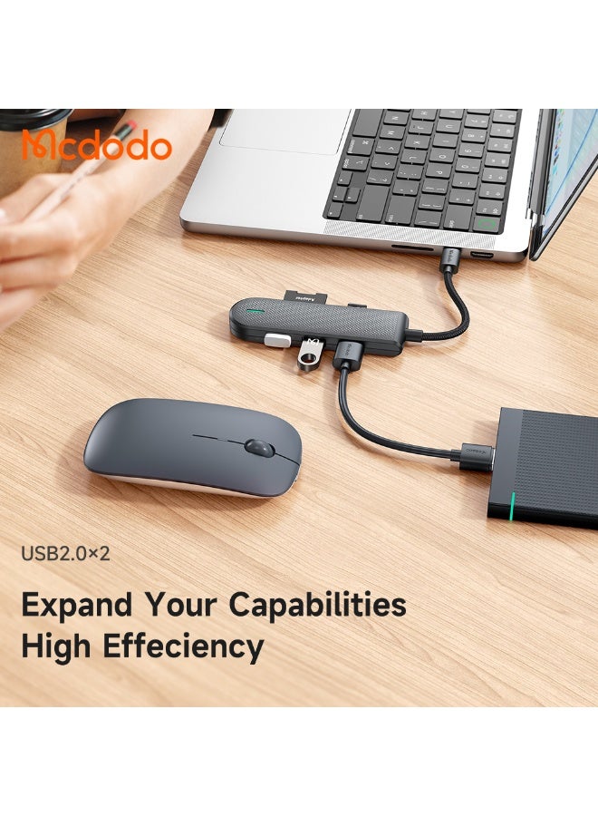 Mcdodo HU-1430 TYPE C HUB Converter OTG 5in1 USB 3.0 TF Card Reader - Image 4