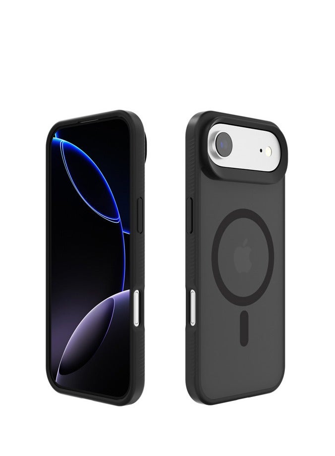General Case for iPhone 17 Air ，Matte Magnetic Full-Body TPU+PC Phone case 