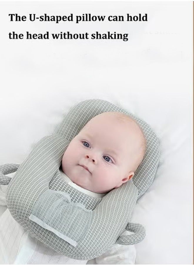 Baby Feeding Pillow Nursing Pillow, Breastfeeding Pillows, More Support for Mom and Baby, ergonomic Nursing Essentials for Bottle and Breastfeeding, Firm Fiber Fill, Machine Washable  - Image 3