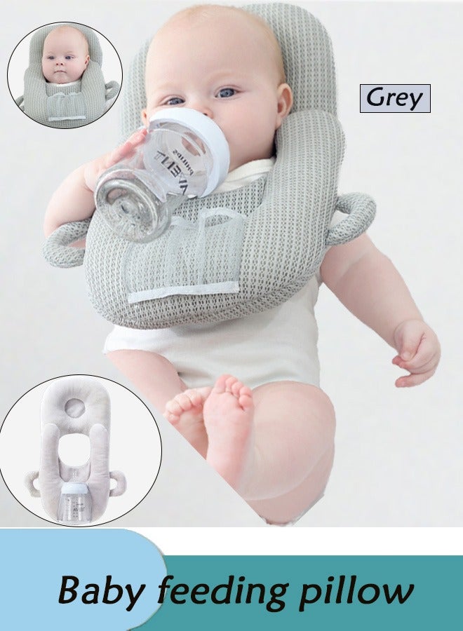 Baby Feeding Pillow Nursing Pillow, Breastfeeding Pillows, More Support for Mom and Baby, ergonomic Nursing Essentials for Bottle and Breastfeeding, Firm Fiber Fill, Machine Washable  - Image 1