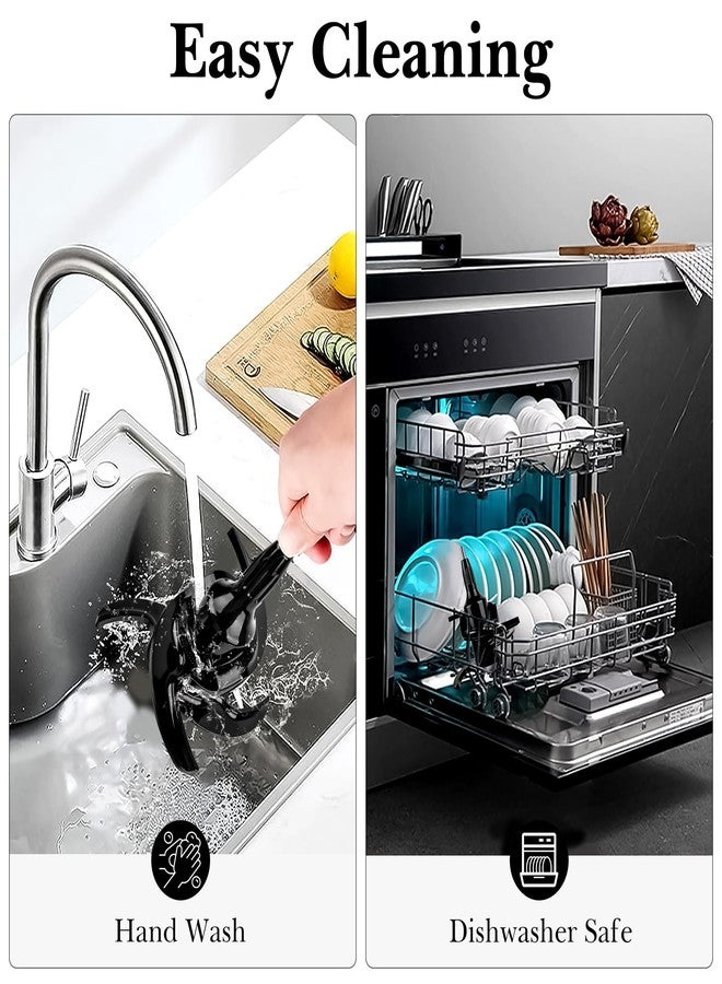 Linkidea Cross Blade Replacement, Compatible with Ninja BN601, BL770, BN801, 64oz Food Processor Parts & Accessories (Black) - Image 5