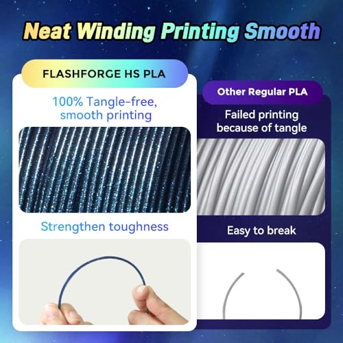 FLASHFORGE Chameleon Rapid PLA Filament 1.75mm Burnt Titanium, PLA Color Shift High Speed 3D Printer Filament, Max 500mm/s Fast Printing, Display Shimmering Effects from Various Angles and Light - Image 4