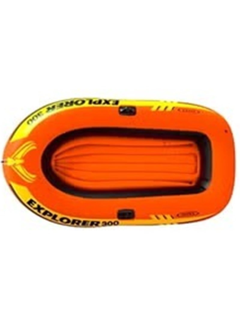 انتكس قارب اكسبلورر 100 القابل للنفخ يتسع لشخص واحد بحجم 147×84×36 سم.، فينيل - Image 2