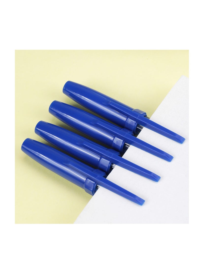 Deli 50-Piece Q6 Ballpoint Pen Set 0.7mm Tip Blue Ink  - Image 3