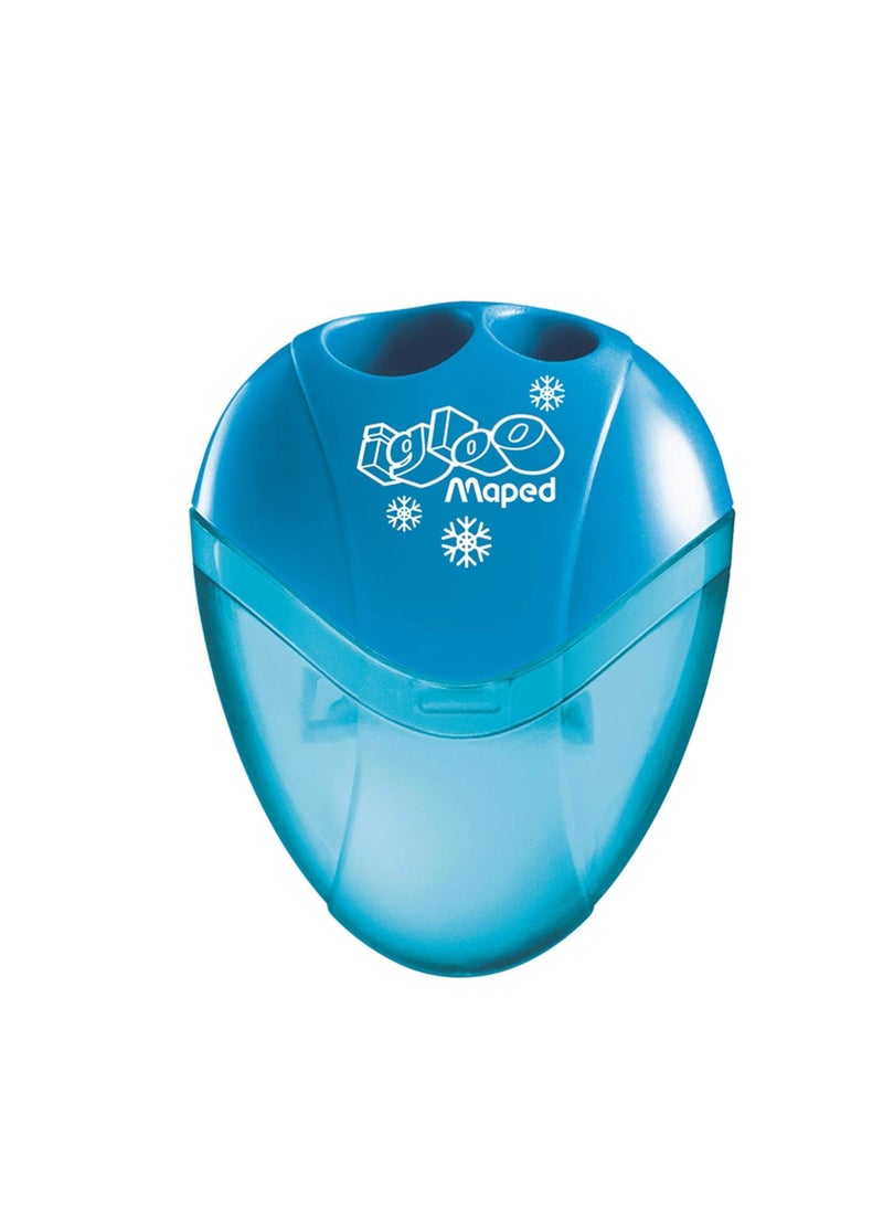 Maped Igloo Double Hole Sharpener Assorted Colours  - Image 3