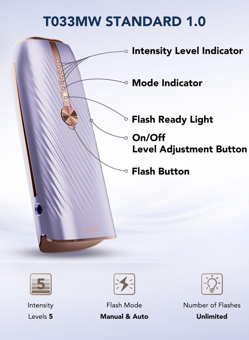 SKG Laser Hair Removal Device, Dual-Pulse Technology - Image 2