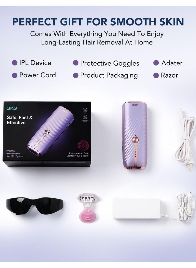 SKG Laser Hair Removal Device, Dual-Pulse Technology - Image 3
