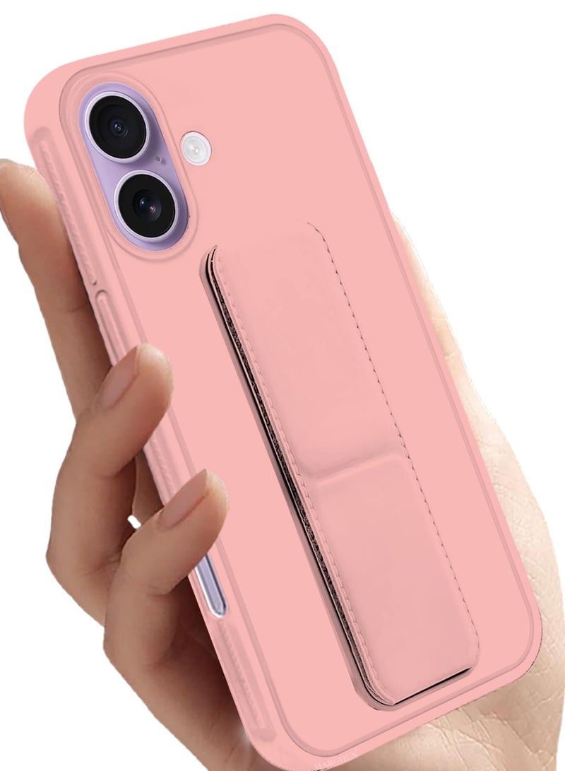 Premium PU Leather Case for iPhone 17 with Stand Function Shockproof and Anti Scratch Finger Grip - Image 3