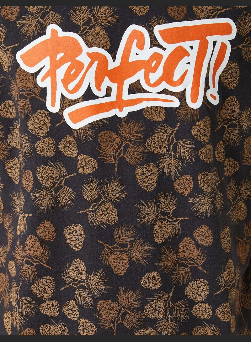 KOTON Printed T-Shirt Cotton