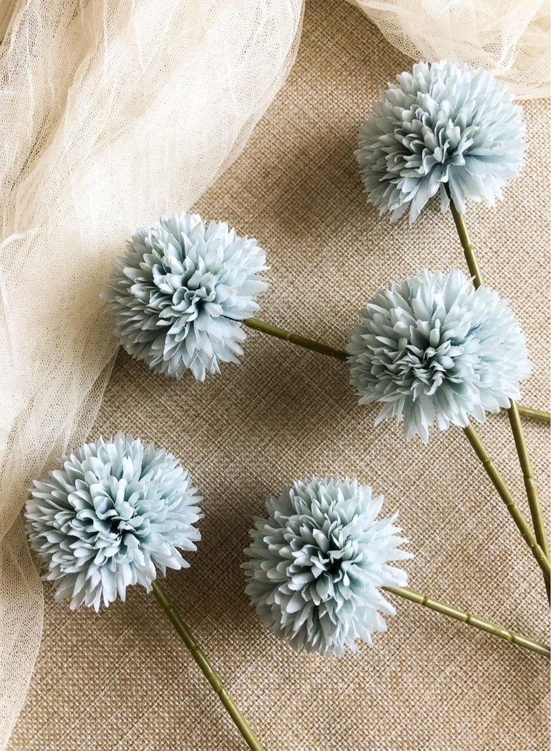 Kutis 7-Piece Artificial Hydrangea Flower Home Decoration Flower  - Image 2