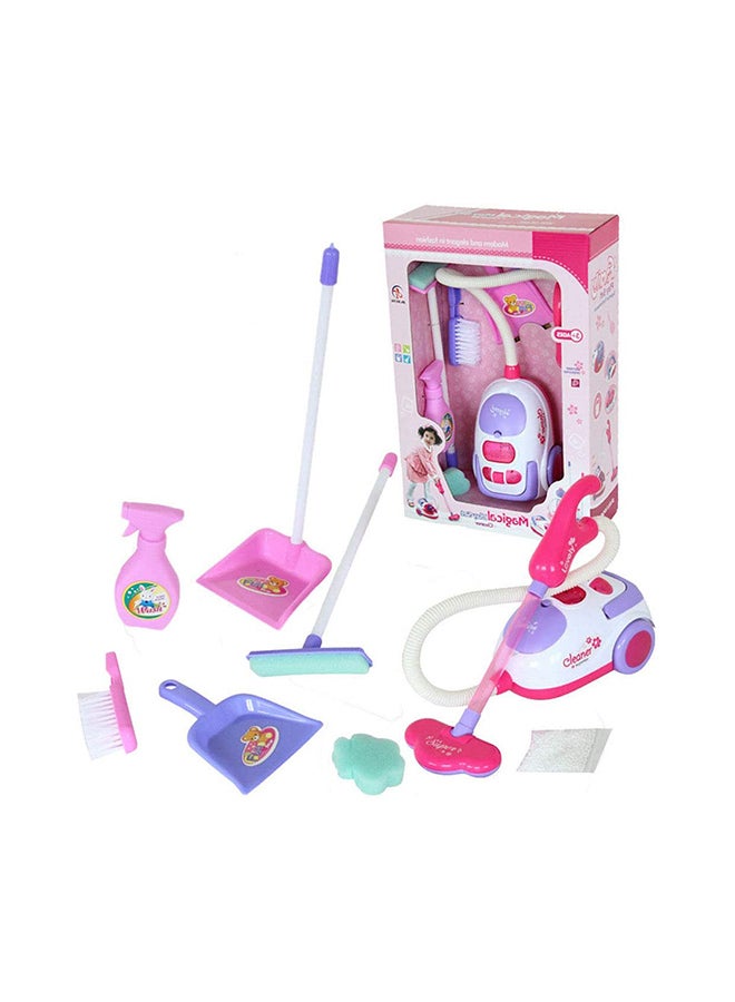 CYTHERIA Portable Lightweight Childrens Magical Vacuum Cleaner With Cleaning Kit Toy 46.2x28.2x13.8cm - Image 1