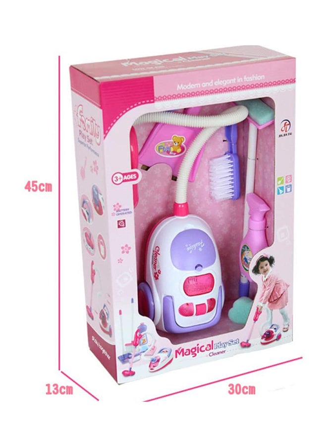 CYTHERIA Portable Lightweight Childrens Magical Vacuum Cleaner With Cleaning Kit Toy 46.2x28.2x13.8cm - Image 2