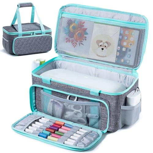 IMAGINING IMAGINING Carrying Case for Cricut Joy Xtra Smart Cutting Machine Joy Extra Case Storage Bag for Cricut Accessories and Tools 