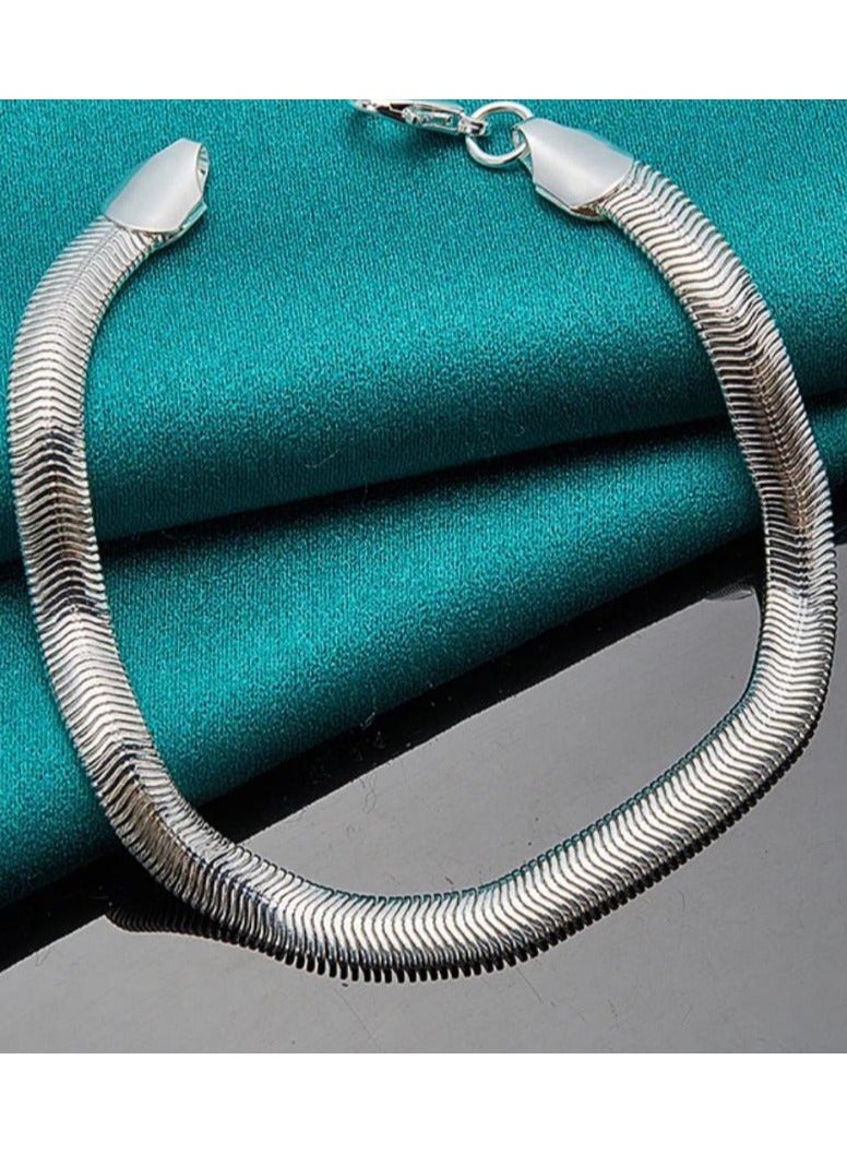 OtherMax Men's stainless steel snake bracelet - Image 1