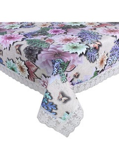 Kuber Industries Kuber Industries Polka Dots Print Dining Table Cover 6 Seater|Exclusive Table Cloth|Table Sheet for dining, Party, Events|Waterproof Table Protector|Indoor and Outdoor Use 90x60 (Multi)  - Image 2