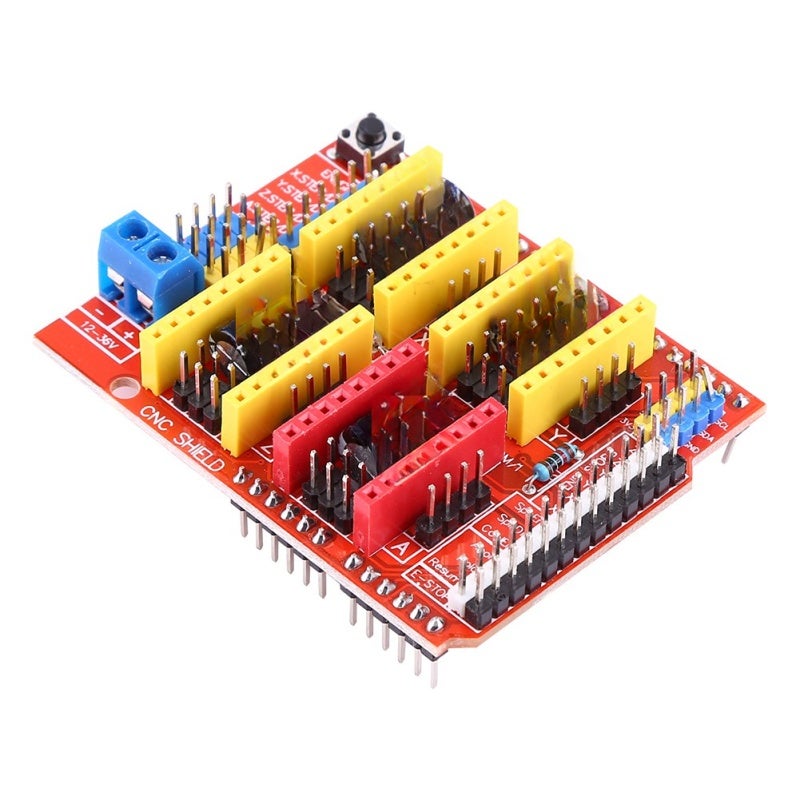 CNC Shield Expansion Board: 4 Shaft Support, Removable A4988/DRV8825 Driver Compatible - GRBL 0.8 Open-source Firmware, G Code Signal Conversion for 3D Printers, Engravers - Image 5