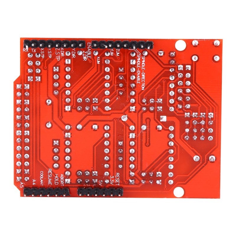 CNC Shield Expansion Board: 4 Shaft Support, Removable A4988/DRV8825 Driver Compatible - GRBL 0.8 Open-source Firmware, G Code Signal Conversion for 3D Printers, Engravers - Image 2
