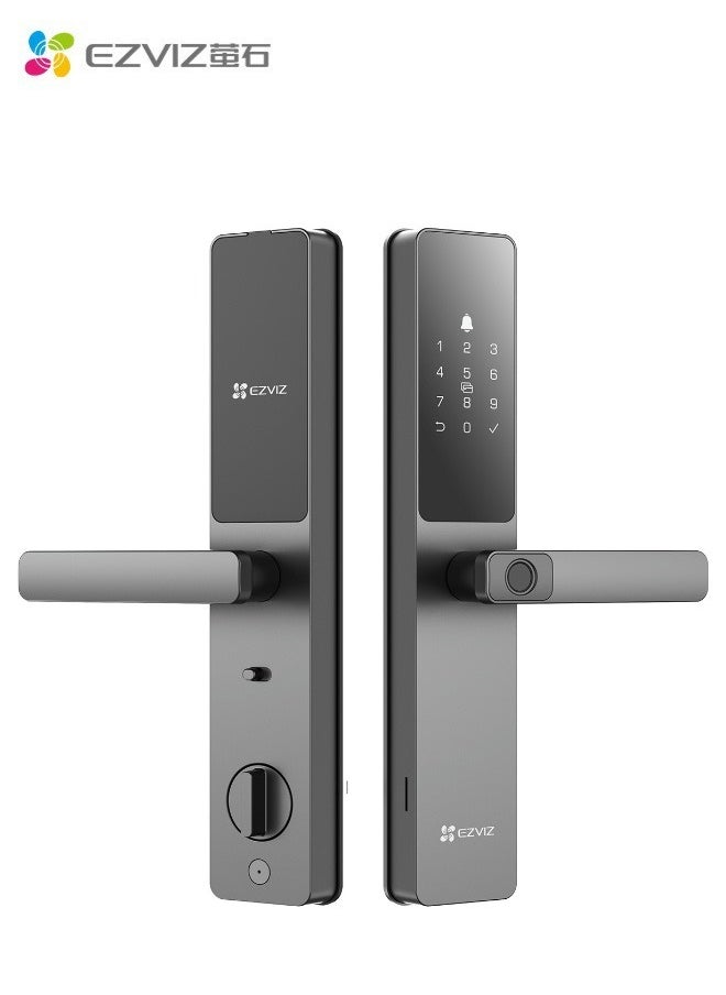 EZVIZ Smart Lock DL05, 7-in-1 Keyless Entry Door Lock, Fingerprint Access, Secure Keyless Entry,Instant Alerts, Weather-Resistant, Child Safety, Installation for First 1000 Customers 