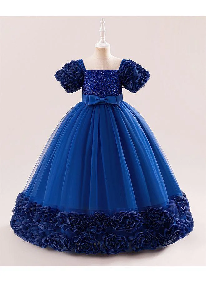 Mark & Mia Mark & Mia Embellished Dress With Bow Detail - Blue
