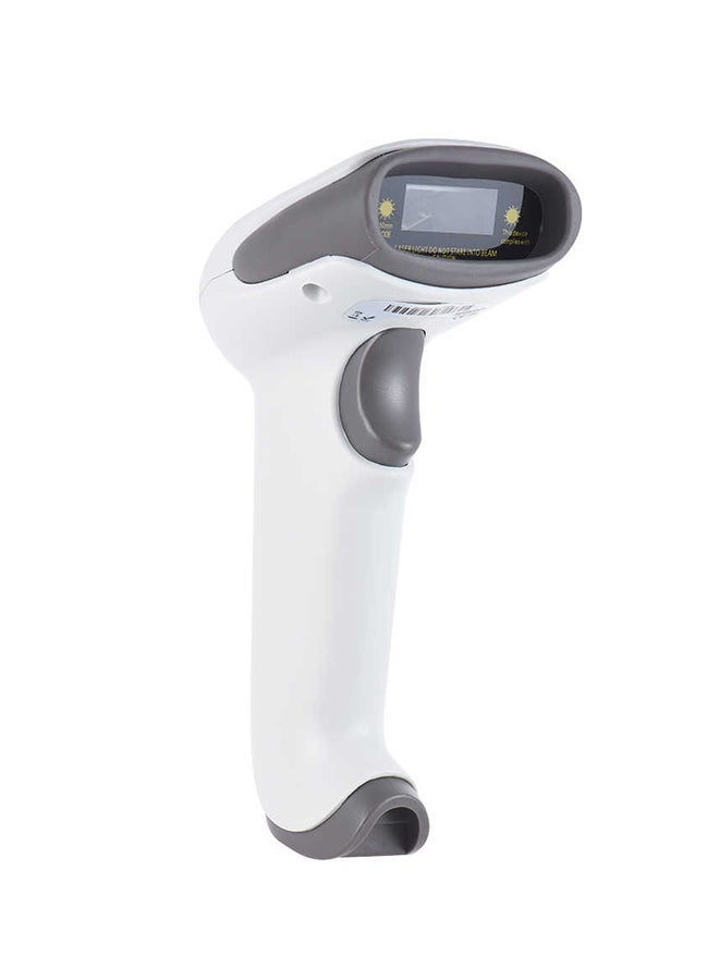 NIBEMINENT Handheld Bluetooth Wireless And Wired Bar Code Scanner White  - Image 2