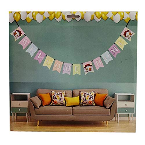 Shoro Welcome Home Banner for decoration and baby shower party (Multi color)
