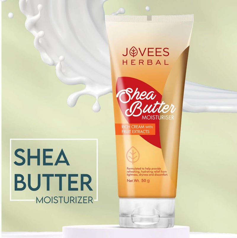 Jovees غسول وجه جوفيز بالأعشاب من البابايا 50 مل  مرطب زبدة الشيا 50 غ  لوشن واقي من الشمس SPF 60 PA 50 مل  سيروم بيو ريتينول ريفيتا لمكافحة الشيخوخة 30 مل مجموعة من 4 - Image 3