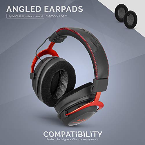 BRAINWAVZ Angled Memory Foam Earpad - Suitable for Large Over The Ear Headphones - AKG, HifiMan, ATH, Philips, Fostex (Hybrid) - Image 5