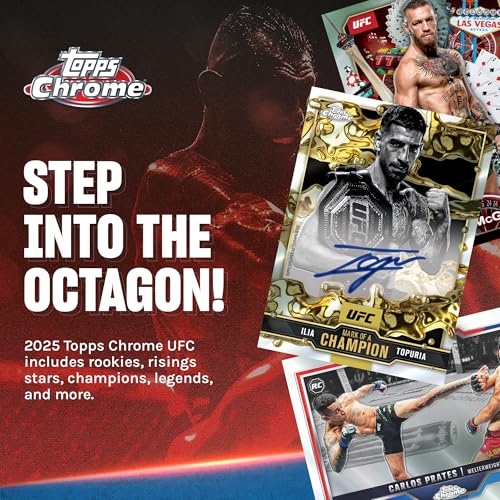 Topps 2025 Topps Chrome UFC - Factory Sealed - Mega Box - Image 3