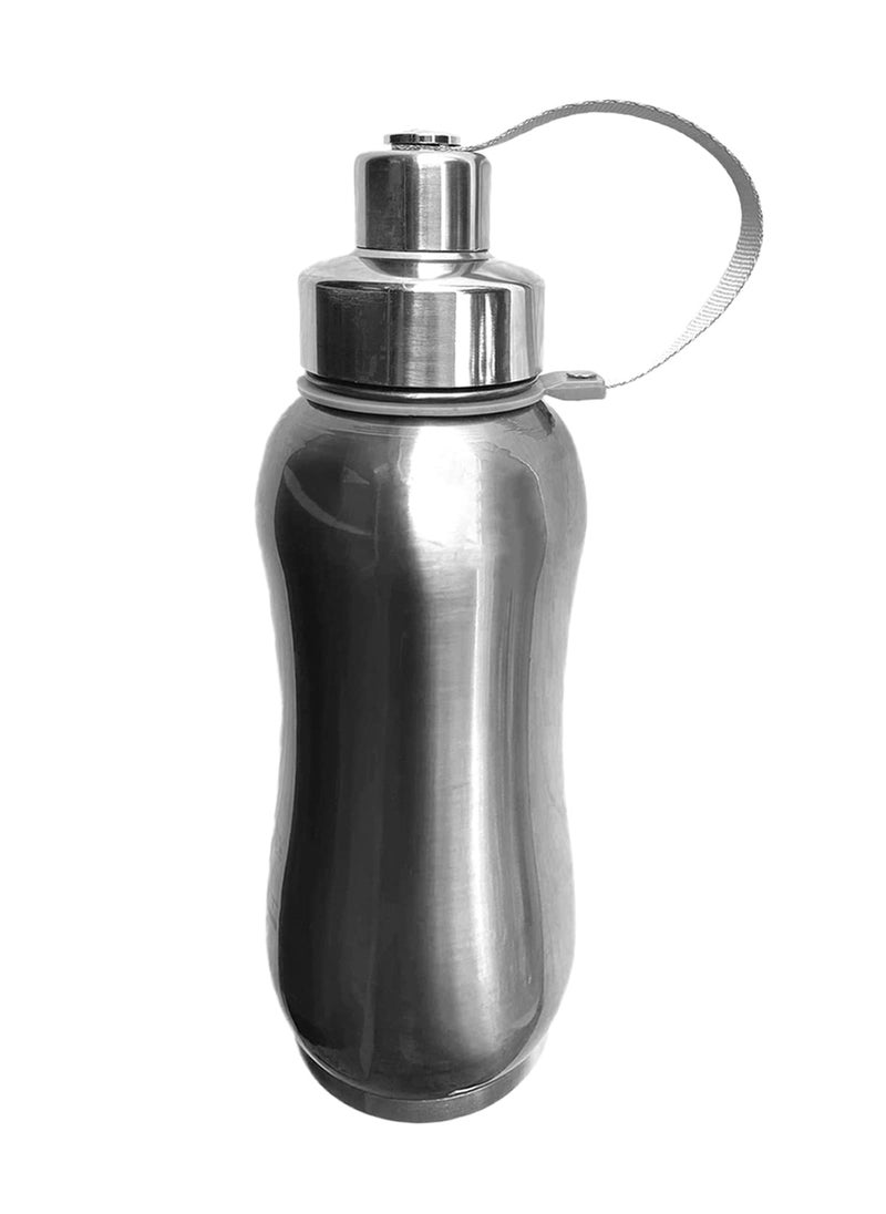 Kuber Industries Kuber Industries Stainless Steel Insulated Water Bottle With Strainer For Home & Traveling, 750ML (Silver) 54KM4319  - Image 3
