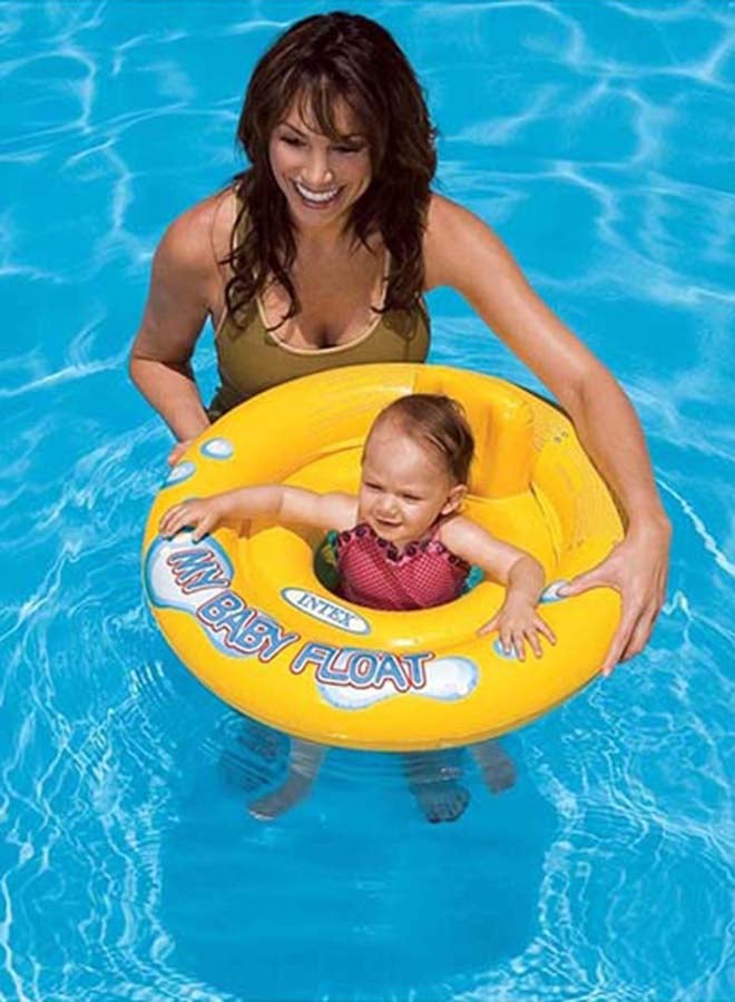 INTEX My Baby Float - Yellow/Blue 67cm - Image 5