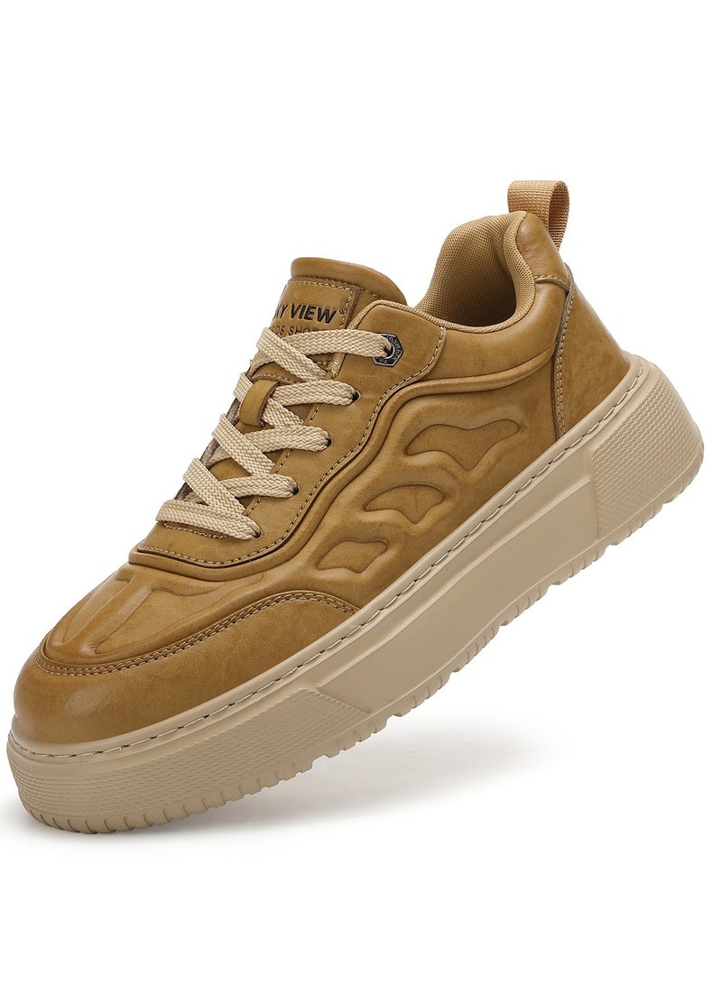 Sky View Men's Sneakers casual, Stylish, Lightweight, breathable walking shoes and Comfortable fashion slip-on Lace-Up shoes - Image 1