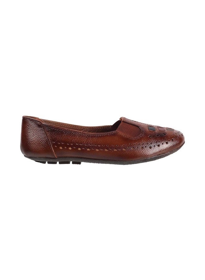 Mochi Women's Tan Synthetic Ballerinas 5-UK 38 (EU) (31-4932) - Image 2