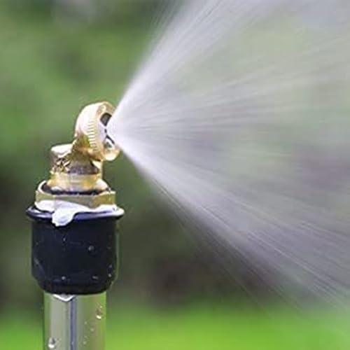 Joywayus Brass 1-Hole Misting Spray Nozzle Garden Sprinklers 1/2" NPT Male Irrigation Connector Water Sprinklers Mister Heads Fitting with Filter Mesh (Pack of 3) - Image 4