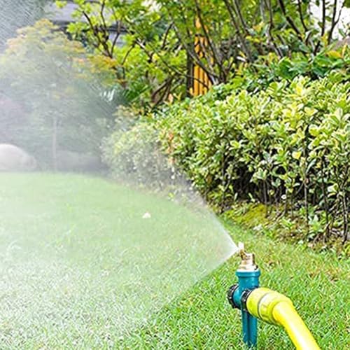 Joywayus Brass 1-Hole Misting Spray Nozzle Garden Sprinklers 1/2" NPT Male Irrigation Connector Water Sprinklers Mister Heads Fitting with Filter Mesh (Pack of 3) - Image 5