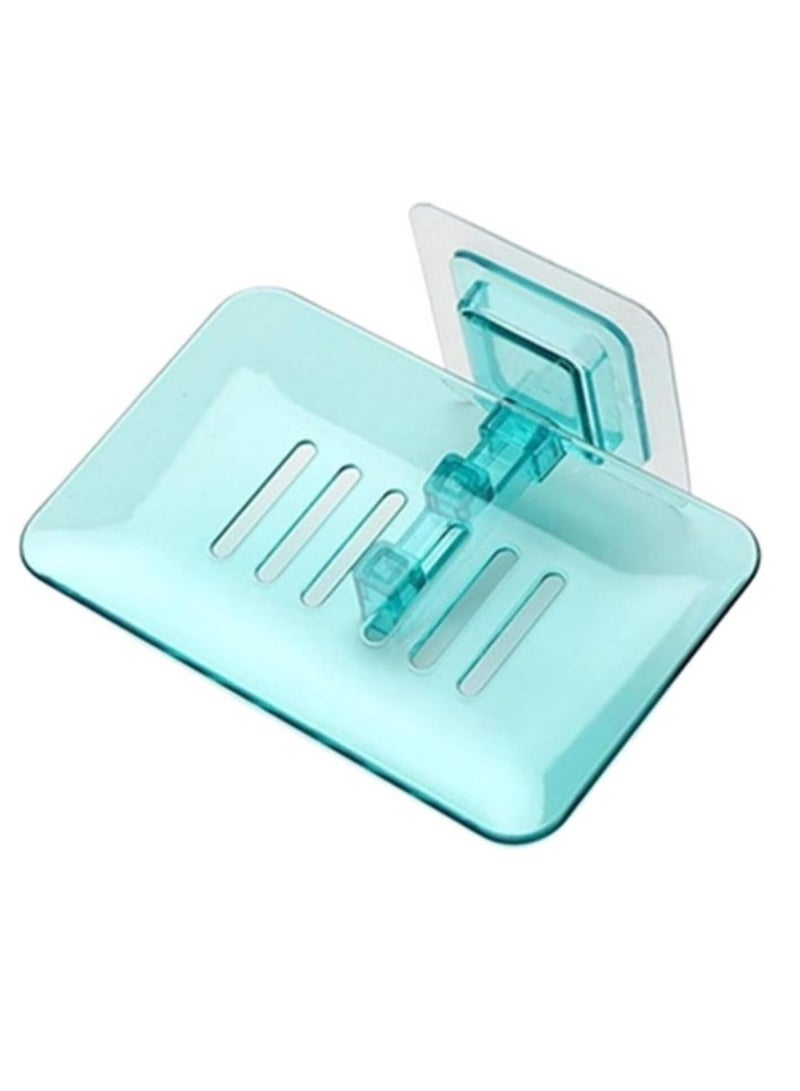 Loquat 1 Pcs Plastic Rectangular Soap Saver, No drilling soap box wall-mounted soap holder for Shower, Draining - Image 1