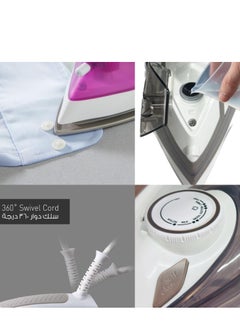 HOMETIME 2200W Steam Iron,Ceramic Coated Sole plate,1 Years Warranty.2059-B (Light Brown) - pzsku/ZA2066A3207391BF6CFB4Z/45/_/1731417728/af129fe4-d22d-4fbd-9ecd-7745d7d25c99