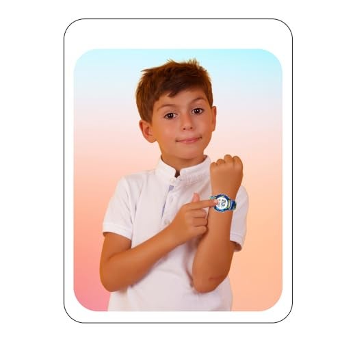SPIKY Round Digital Sports Watch for Kids (Blue) | Military, Camouflage Design | Multifunctional & Luminous Display | Water Resistant | Birthday Gift Wrist Watches for Boys & Girls | Age 2-10 Yrs - Image 4