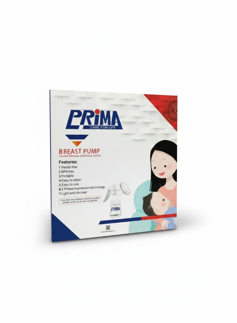PRIMA Breast Pump – Mother’s companion at all times, providing you with a comfortable massage with effective suction. A milk bottle is attached for immediate use or storage. - Image 5