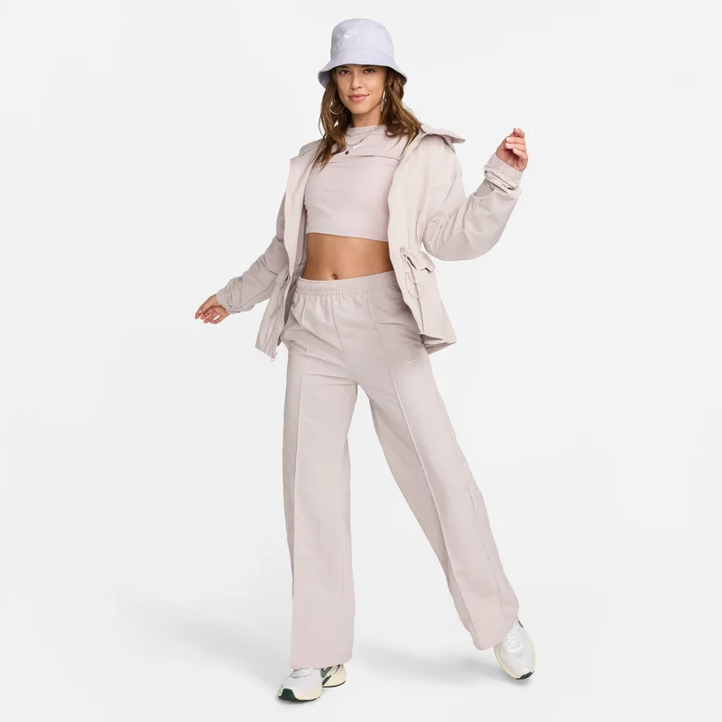 Nike Black Women's Sportswear Everything Wide Leg Trousers for Women | Best Price UAE