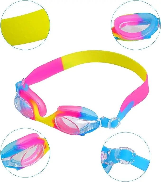 Bluejw Swimming Caps and Goggles Nose Clip Swimming Goggles Set Swimming Caps and Glasses - Image 5