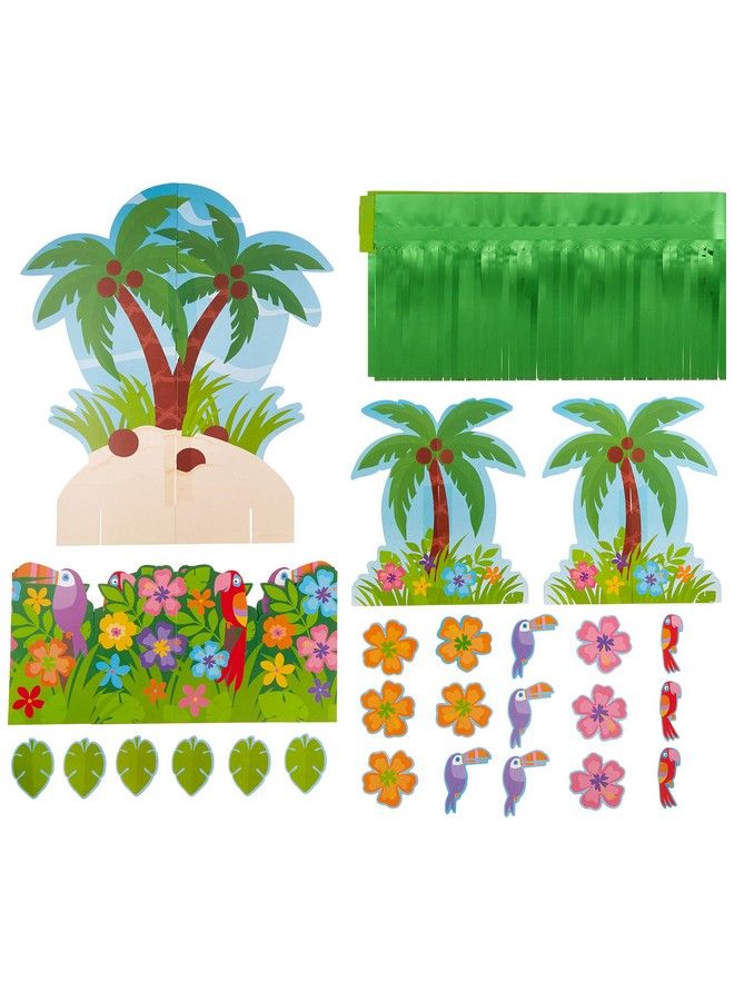 Amscan Palm Tree Table Decorating Kit Assorted Sizes Multicolor - Image 3