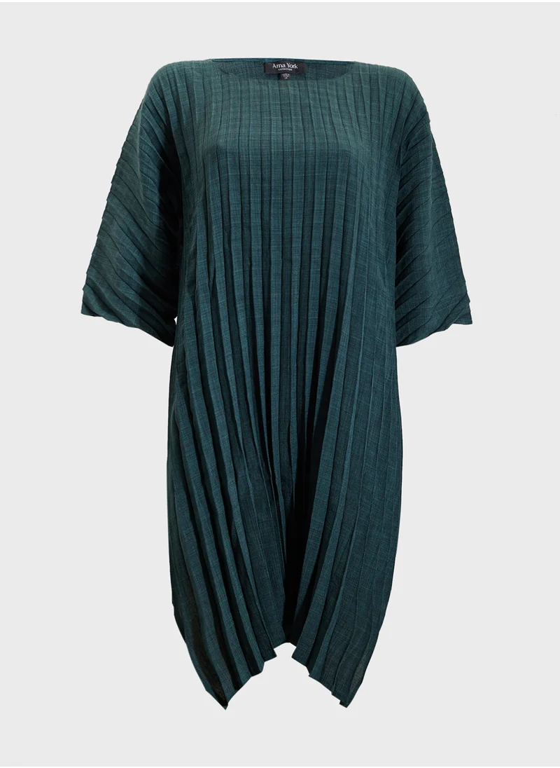 city chic Pleated Tunic Dress